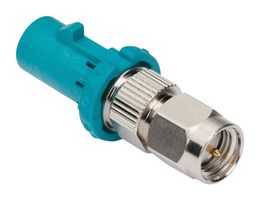 AMPHENOL RF APH-FKP-SMAP Adaptador RF / Coaxial, Frecuencia de 4GHz, FAKRA, Plug, SMA, Plug, Adaptador Recto, 50 ohm