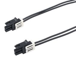 MOLEX 228363-1022 Cable Assembly, Micro-Fit+ Receptacle to Micro-Fit+ Receptacle, 2 Positions, 3 mm, 2 Row, 150 mm