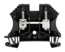 WEIDMULLER 1020310000 DIN Rail Mount Terminal Block, 2 Positions, 18 AWG, 6 AWG, 10 mm², Screw, 57 A