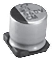 NICHICON UCM1H471MNJ1MS SMD Aluminum Electrolytic Capacitor, Radial Can - SMD, 470 µF, 50 V, 5000 hours @ 105°C, Polar