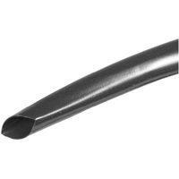 ALPHA WIRE F1051/4 BK008 Tubo Termoretráctil, FIT 105, 2:1, 0.25 ", 6.35 mm, Black, 25 ft, 7.62 m
