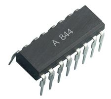 BROADCOM ACPL-844-300E Optocoupler, Transistor Output, 4 Channel, Surface Mount DIP, 16 Pins, 50 mA, 5 kV, 20 %