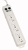 EATON TRIPP LITE PS-615-HG-OEM Extension Lead, Hospital Grade, Locking Covers, UL1363A, 6 Outlets, NEMA 5-15R-HG, 15 A, 120 V