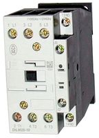 EATON MOELLER DILM25-10(01)(24V50/60HZ) Contactor, 25 A, Montaje en Panel, 690 VAC, 3PST, 3 polos, 5 hp