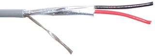 BELDEN 5500FE 008500 Cable Multiconductor, Seguridad y Audio, Blindado, 2 Hilos, 22 AWG, 0.324 mm², 500 ft, 152.4 m