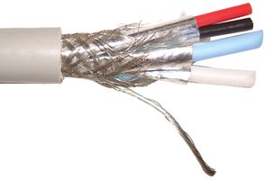 BELDEN 7897A T5U500 Cable Multipar, DeviceBus® para DeviceNet™ ODVA, Blindado, 2 par, 18 AWG, 500 ft, 152.4 m