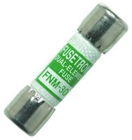 EATON BUSSMANN FNM-1 6/10 Fuse, Industrial / Power, Fusetron FNM Series, 1.6 A, 250 V, 10.3mm x 38.1mm, 13/32" x 1-1/2"