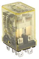 IDEC RH2B-ULAC12V Power Relay, DPDT, 12 VAC, 10 A, RH Series, Socket, Non Latching