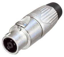 NEUTRIK NLT8FX Conector de Audio para Bocina / Altavoz, Aliviador de Tensión tipo Enganche, Serie speakON STX