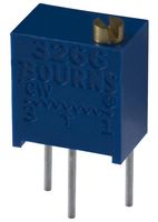 BOURNS 3266W-1-253LF Recortador, Multi Vuelta, Cermet, Ajuste Superior, 25 kohm, Through Hole, 12 Vueltas
