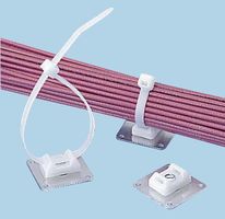 PANDUIT ASMS-A-X Cable Tie Mount, Swivel, Adhesive, Natural, Aluminium, Nylon (Polyamide), 28.6 mm, 28.6 mm