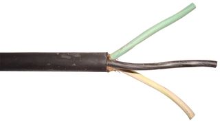 BELDEN 19350 008250 Multiconductor Cable, Portable Cord SVT, Unshielded, 3 Conductor, 18 AWG, 250 ft, 76.2 m