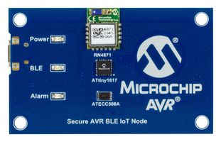 MICROCHIP ATAVRBLE-IOT Evaluation Board, ATTINY1617, ATECC508A, RN4871, Bluetooth, Internet of Things