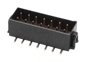 HARWIN M80-8261042 Cabezal de Pin, Sin Bloqueo, Tarjeta-a-Tarjeta, Cable-a-Tarjeta, 2 mm, 2 Líneas, 10 Contactos