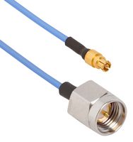 AMPHENOL SV MICROWAVE 7032-7524 RF / Coaxial Cable Assembly, 6 ", 152.4 mm, 0.047" Flexible, SMPM Jack, SMA Plug, 50 ohm