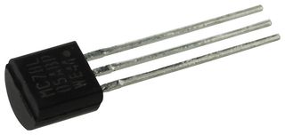 ONSEMI MC78L05ABPG. Regulador de Voltaje Lineal, 7805, Fijo, Voltaje Positivo, Entrada 10-30V,Salida 5V/0.1A,TO-92-3