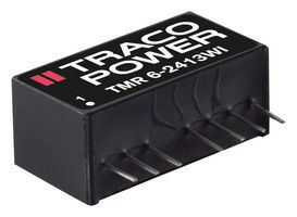 TRACO POWER TMR 6-2411WI Convertidor CD/CD Pasante Aislado, ITE, ITE, SIP, 4:1, 6 W, 1 Salida, 5 V