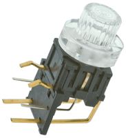 E-SWITCH TL1250F180BRRCLR Interruptor Táctil, 4.2V LED, Serie TL1250, Accionamiento Lateral, Through Hole, Botón Redondo