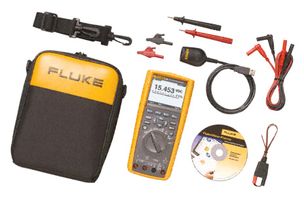 FLUKE FLUKE 287/FVF Kit de Multímetro Digital, Multímetro con Registro Electrónico TRMS 287, Sonda Termocople 80BK-A