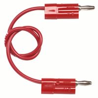 POMONA HB-24-2 Test Lead, 4mm Banana Plug to 4mm Banana Plug, Red, 70 V, 15 A, 610 mm