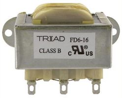 TRIAD MAGNETICS FD6-24 Transformador Montaje en Chasis, Quick Pack, Bobina Dividida, 115V, 230V, 1 x 24V, 30 VA