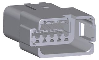 AMPHENOL SINE/TUCHEL AT04-12PA. Automotive Connector Housing, Sealed, Extended Shroud, A Key, AT Series, Receptacle, 12 Positions
