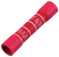 ABB - THOMAS & BETTS RAA217 Empalme Directo, Rojo, Serie Sta-Kon RAA, 22 AWG, 18 AWG, Vinilo