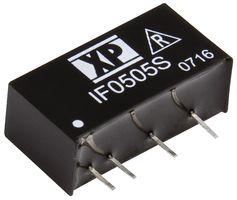 XP POWER IF1212S Convertidor CD/CD Pasante Aislado, Regulado, ITE, 1:1, 1 W, 1 Salida, 12 V, 84 mA