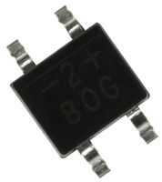 VISHAY MB4S-E3/80 Bridge Rectifier, Single Phase, 400 V, 500 mA, TO-269AA, 4 Pins, 1 V