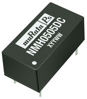 MURATA POWER SOLUTIONS NMH0515DC Isolated Through Hole DC/DC Converter, 1:1, 2 W, 2 Output, 15 V, 67 mA