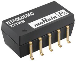 MURATA POWER SOLUTIONS NTA0509MC Convertidor CD/CD Aislado de Montaje Superficial, Miniatura, SMD, 1W, 9V, 55mA, -9V, 55mA