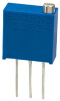 BOURNS 3292W-1-501LF Recortador, Multi Vuelta, Cermet, Ajuste Superior, 500 ohm, Through Hole, 25 Vueltas