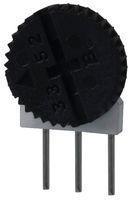 BOURNS 3352W-1-202LF Trimmer, Single Turn, Cermet, Side Adjust, 2 kohm, Through Hole, 1 Turns