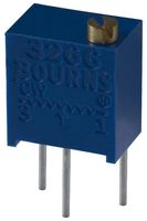 BOURNS 3266Y-1-103LF Recortador, Multi Vuelta, Cermet, Ajuste Superior, 10 kohm, Through Hole, 12 Vueltas