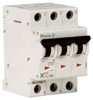 EATON CUTLER HAMMER FAZ-C20/3 Guardamotores Termomagnético, Serie FAZ, 20 A, 3 polos, 48 V, 400 V, Carril DIN