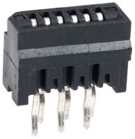 AMPHENOL COMMUNICATIONS SOLUTIONS HLW6S-2C7LF Conector FFC / FPC para tarjeta, 1 mm, 6 Contactos, Receptáculo eléctrico, Serie HLW-S