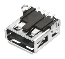 WURTH ELEKTRONIK 62900416021 Conector USB, USB Tipo A, USB 2.0, Receptáculo eléctrico, 4 Posiciones, Montaje Superficial
