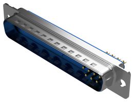 POSITRONIC CBD13W6M2000Z/AA Combination Layout D Sub Connector, CBD Series, DC-13W6, Plug, 13 Contacts, 7 Signal, 6 Power