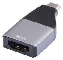 MULTICOMP PRO MP010252 Connector Adapter, USB C, 24 Positions, Plug, HDMI, 19 Positions, Receptacle