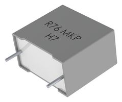 KEMET R76MI31005050J Capacitor de Película de Potencia, Double Metallized PP, Caja Radial - 2 Pines, 0.1 µF, ± 5%