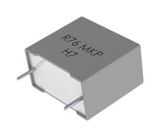 KEMET R76QI31005050J Power Film Capacitor, Double Metallized PP, Radial Box - 2 Pin, 0.1 µF, ± 5%