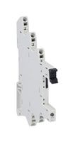 LOVATO HR1XS024 Base para Relevador, Carril DIN, Tornillo, 5 Pines, 24 V
