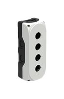 LOVATO LPZP2A8 Estación de Control, Gris, 2 Agujeros, Policarbonato, 22.3mm Diá., 2.2" D x 2.83" A x 4.61" H