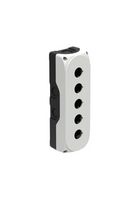 LOVATO LPZP3A8 Control Station, Gray, 3 Hole, Polycarbonate, 22.3mm Dia, 2.2" D x 2.83" W x 5.94" H