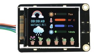 DFROBOT DFR0997 Display Kit, Color Serial, 2", I2C / UART, for Micro:Bit, Arduino, ESP32 Boards