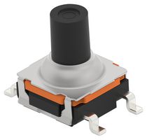 ALCOSWITCH - TE CONNECTIVITY STS77A25BSMTR Tactile Switch, SPST-NO, STS Series, Top Actuated, Surface Mount, Round Button, 250 gf