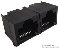 TE CONNECTIVITY - AMP 5406526-1 Conector Modular, RJ45 Jack, 1 x 2 (Múltiple), 8P8C, Cat5, Through Hole