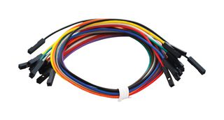 BUD INDUSTRIES BC-32672 Alambre para Puente, Manojo, 26 AWG, 10 Alambres, Hembra - Hembra, 300 mm