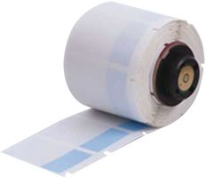 BRADY PTL-31-427 Wire Marker, Printable, Self Laminating, 25.4mm x 38.1mm, Vinyl, White