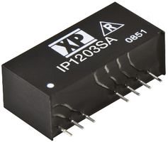 XP POWER IP2415SA Convertidor CD/CD Pasante Aislado, Regulado, ITE, SIP, 4:1, 3 W, 1 Salida, 15 V